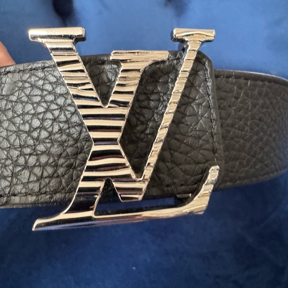 Louis Vuitton Silver Logo Buckle